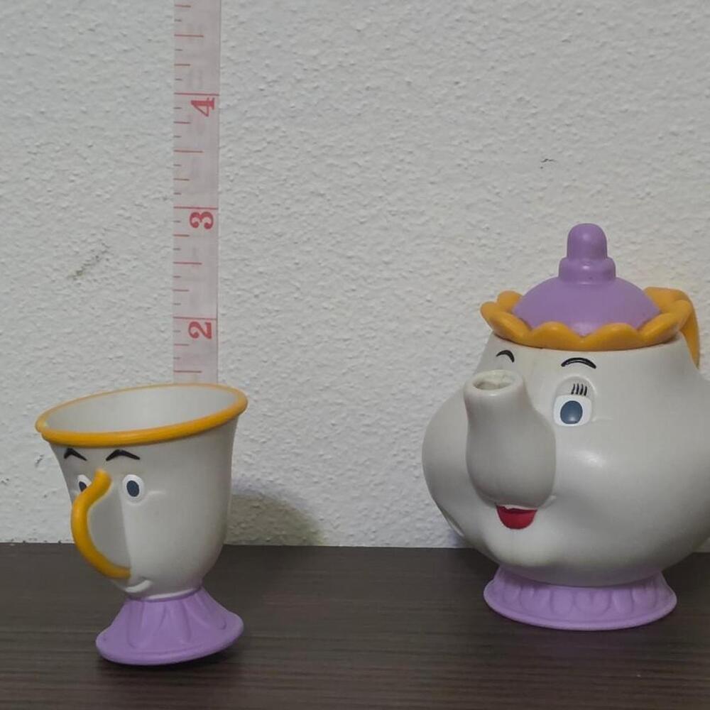 Disney Beauty and the Beast tea set with chip and Mrs.